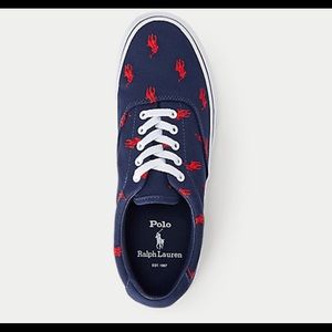 Polo Ralph 
Thorton Allover-Pony Canvas Sneaker